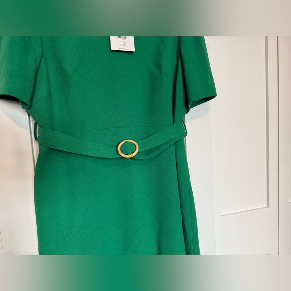 LK BENNETT Dr Eliza Dress in Green Size 14 US New With Tags - Picture 3 of 11